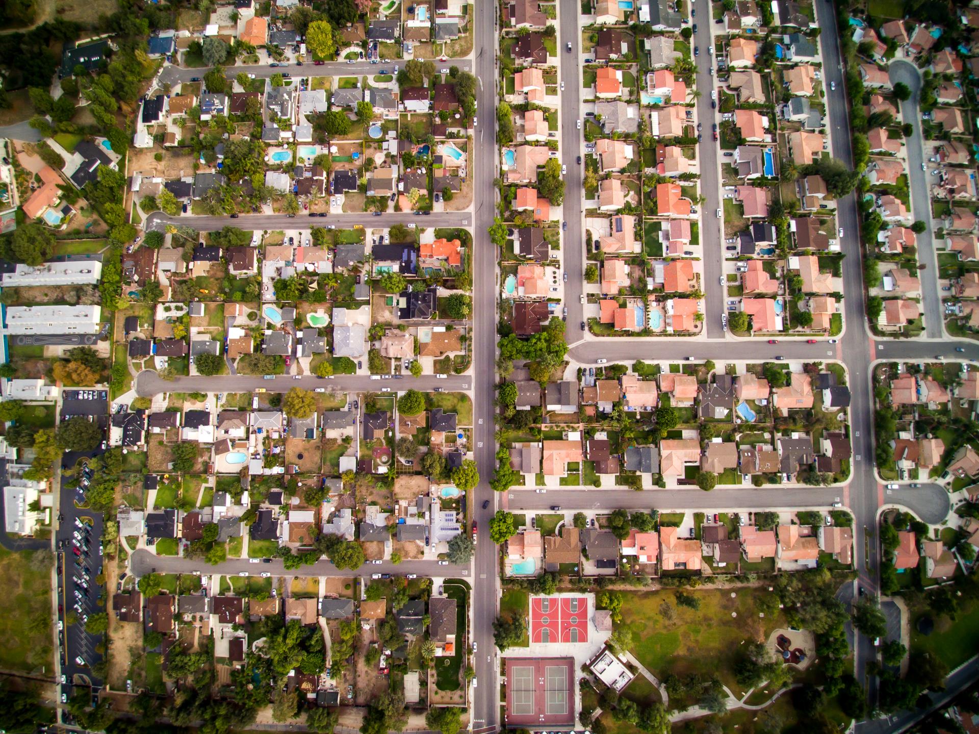 duarte aerial neighborhood