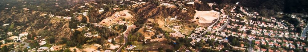 Aerial view of Duarte neighborhood
